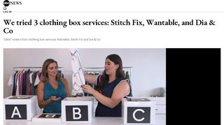 We tried 3 clothing box services: Stitch Fix, Wantable, and Dia & Co ...