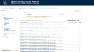 DIA Job - Defense Intelligence Agency
