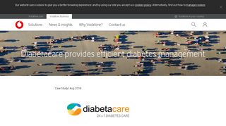 Diabetacare provides efficient diabetes management - Vodafone