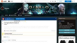 Can't get online for Diablo 2? : Diablo - Reddit