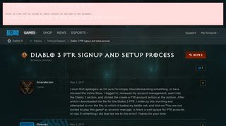 Diablo 3 PTR signup and setup process - Diablo III Forums ...