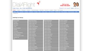 DialAFlight.com Sitemap | DialAFlight™