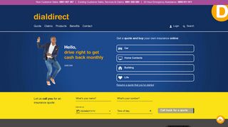 Home and Car Insurance Quotes Online - Dialdirect Insurance