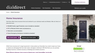 Home and Contents Insurance | Dial Direct