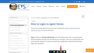 How to Login to Agent Screen | Phone Dialer Software - EVS7