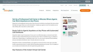 Call Management and The Instant Virtual Call Center - DialogTech