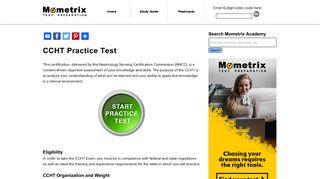 CCHT Practice Test (updated 2019) - Mometrix Test Preparation