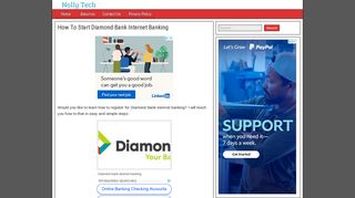 Diamond Bank Internet Banking - Step by Step Guide