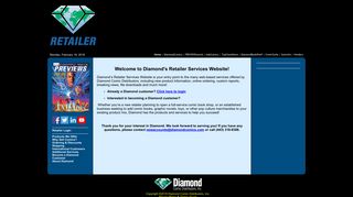 Retailer - Diamond Comic Distributors