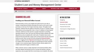 Diamond Dollars | Student Loan and Money Management Center