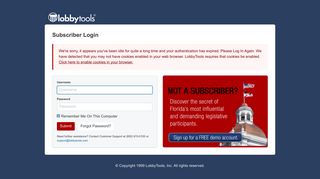Login | LobbyTools