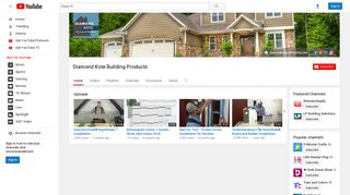 Diamond Kote Building Products - YouTube