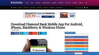 Download Diamond Bank Mobile App For Android, iPhone, BlackBerry ...