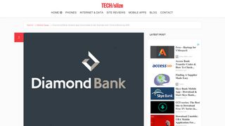 Diamond Bank Mobile App Download & Get Started with Online ...