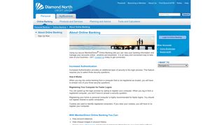 Diamond North Credit Union - About Online Banking