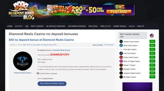 Diamond Reels Casino no deposit bonus codes