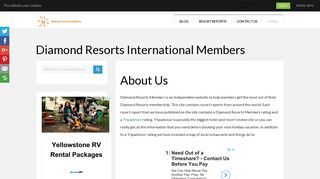 Diamond Resorts Members