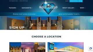 Desert Diamond Casinos & Entertainment | Sign Up