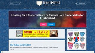 Looking for a Diapered Mate or Parent? Join ... - Diapermates.com