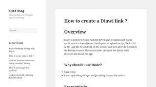 How to create a Diawi link ? - QICE Blog