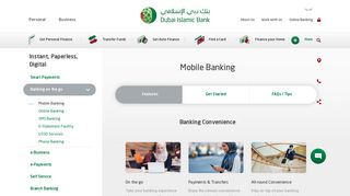 Mobile Banking | Banking on the go | Dubai Islamic Bank