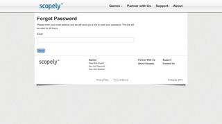 Forgot Password - Scopely