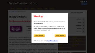 Diceland Casino - Online casino