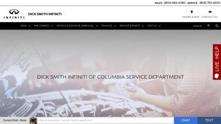 DICK SMITH INFINITI is a Columbia INFINITI dealer and a new car ...