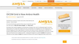 DICOM Grid is now Ambra Health