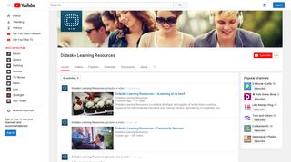Didasko Learning Resources - YouTube