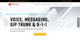 Voice SMS SIP TRUNK | Voice and SMS API's from DIDforSale