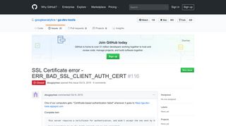 SSL Certificate error - ERR_BAD_SSL_CLIENT_AUTH_CERT · Issue ...