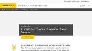 PostFinance App | PostFinance