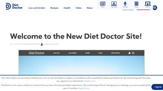 Welcome to the New Diet Doctor Site! - Diet Doctor