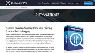 Online Nutrition Software - Lifestyles ... - DietMaster Software