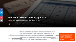 The 10 Best RSS Reader Apps in 2018 - Zapier