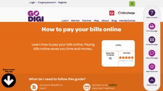 How to pay your bills online | Go Digi