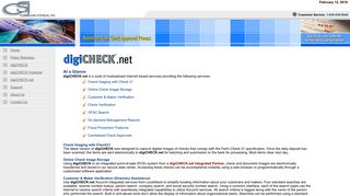 digiCHECK.net - Coribrand Systems, Inc.