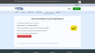 Top-Up Digi Malaysia.Reload Digi Malaysia Today - ezetop.com