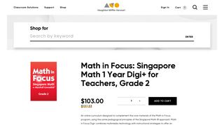 Order Math in Focus: Singapore Math 1 Year Digi+ for Teachers ...