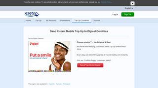 Top Up Digicel Dominica - ezetop.com