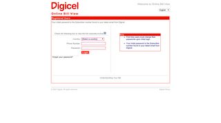 Digicel Online Bill View - Trinidad and Tobago