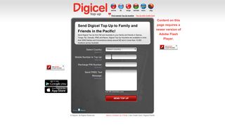 Digicel Top Up | Send Digicel mobile phone Top Up to your friends ...