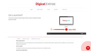 FAQs - Digicel Xtras
