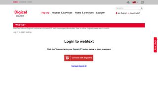 WebText Online Text Message Service | Digicel Bermuda