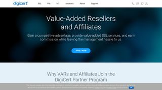 Value Added Reseller (VARs) Affiliate | DigiCert.com