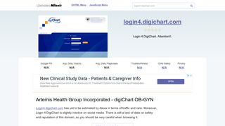 Login4.digichart.com website. Artemis Health Group Incorporated ...