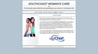 digiChart | Southcoast Woman's Care