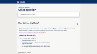How do I use DigiDocs? - Royal Bank of Scotland