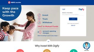 Login | Digify - HDFC securities